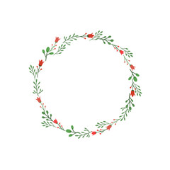 튤립 꽃 프레임