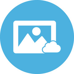 Cloud image Isolated Vector icon which can easily modify or edit

