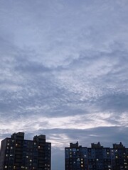 Obraz premium Rippling clouds
