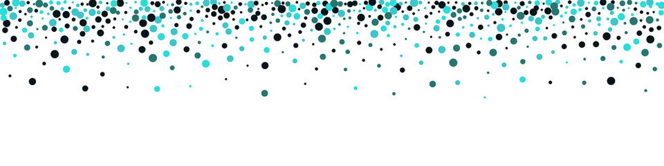 Indigo Polka Abstract Vector Transparent