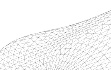 abstract architecture 3d design digital drawing