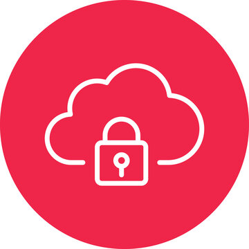 icloud locked Isolated Vector icon which can easily modify or edit

