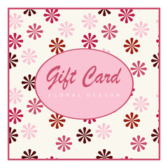 greeting card with cute little flowers. colorful vector illustration. vintage multicolored design for card, invitation, banner, advertise, package