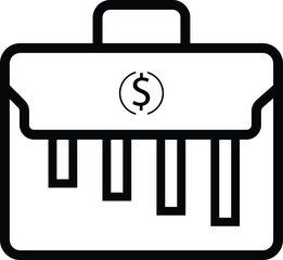 Black business Icons in illustration