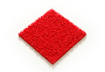 non-slip plastic mat on a white background