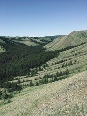 landscape in the mountains
