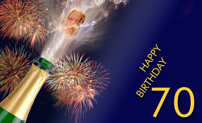 congratulations  on the 70th birthday