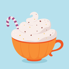 Halloween drink. Happy Halloween, trick or treat. Vector illustration