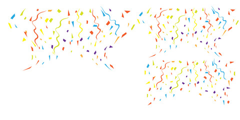 Gold confetti celebration. Celebrate gold vector background