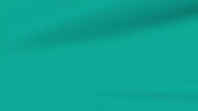 Loop Waving Flag Cyan 3D Closeup