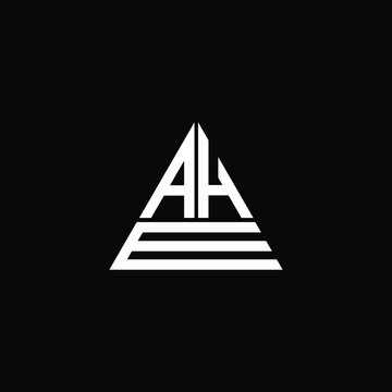 AHE letter logo creative design. AHE unique design
