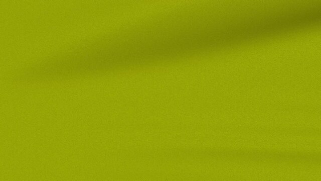 Loop Waving Flag Yellow 3D Closeup
