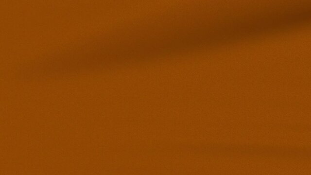 Loop Waving Flag Orange 3D Closeup