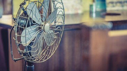 Old Rusty Metal Fan Collection
