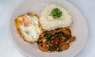 Thai food mixed selections