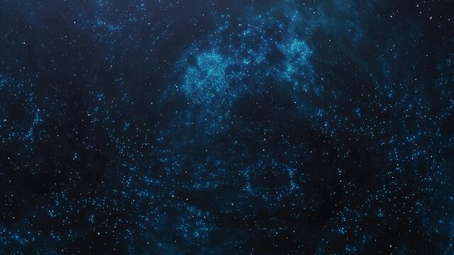 Orion Space blue  Nebula And Stars Night Sky