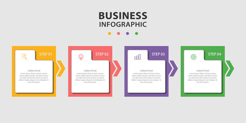 Business infographic diagram, info chart, web design. vector illustration
