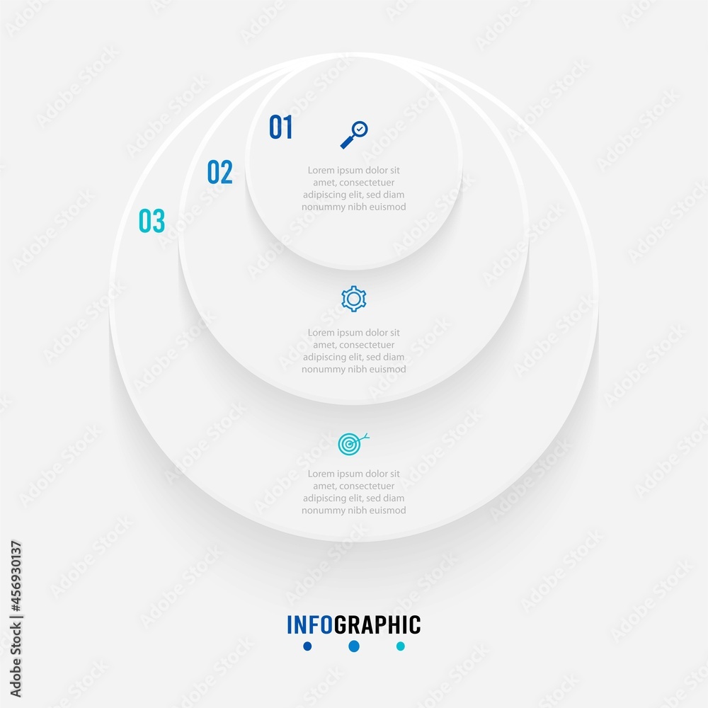 Wall mural business data visualization. process chart. abstract elements of graph, diagram with steps, options,