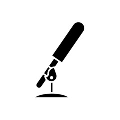Microphone icon vector. Mic illustration sign. Karaoke symbol.