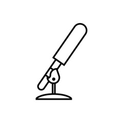 Microphone icon vector. Mic illustration sign. Karaoke symbol.