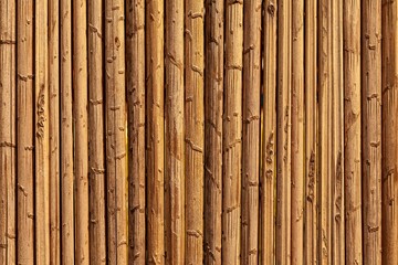 Brown old Bamboo fence texture and background seamless