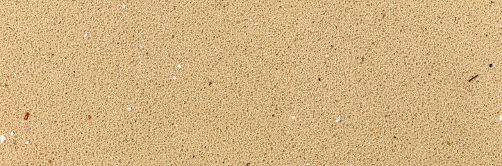 Panorama of Clean brown fine sand for use as a background