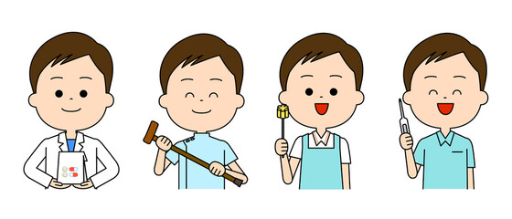 動きのあるいろいろな職業 医療系