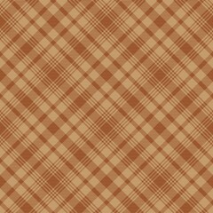 Orange Diagonal Plaid Tartan textured Seamless Pattern Design