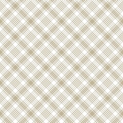 Brown Diagonal Plaid Tartan textured Seamless Pattern Design