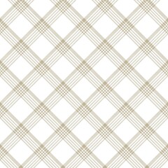 Brown Diagonal Plaid Tartan textured Seamless Pattern Design