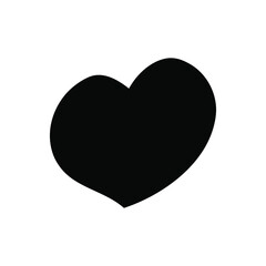 Vintage heart icon vector set. love illustration sign collection. romance symbol.