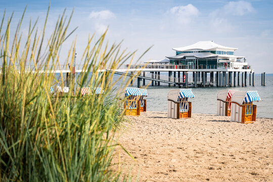 Blick auf die Seebr&uuml;cke in Timmensdorfer Strand