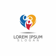 Community Logo design vector template. Teamwork Design inspiration
