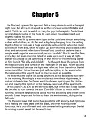 Naklejka premium Page with part of literary composition for reading via ebook, illustration