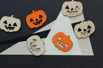 set of halloween symbols