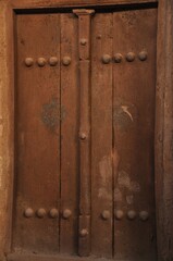 old wooden door with lock