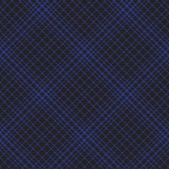 Blue Diagonal Plaid Tartan textured Seamless Pattern Design
