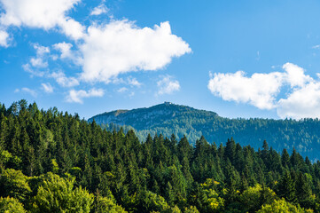 Blick von Obersalzberg auf Kehlsteinhaus (Eagle's Nest) im Berchtesgadener Land - Deutschland