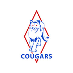 Illustration Vector Graphic of Cougar logo design