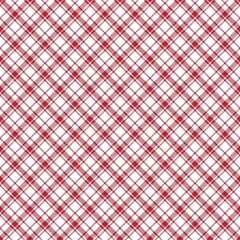 Red Diagonal Plaid Tartan textured Seamless Pattern Design