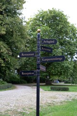 The beautiful old Sostrup Castle in Denmark