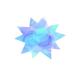 Christmas New Year Rainbow Snowflake