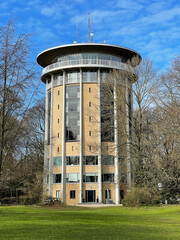 Drehturm Belvedere auf dem Lousberg in Aachen - obrazy, fototapety, plakaty