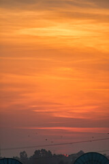 “Clouds come floating into my life, no longer to carry rain or usher storm, but to add color to my sunset sky.”