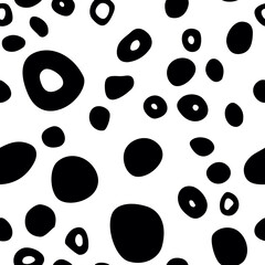 Trendy seamless pattern with graphic abstract geometric shapes.  Avant-garde puzzle style. Geometric wallpaper for  cover design.