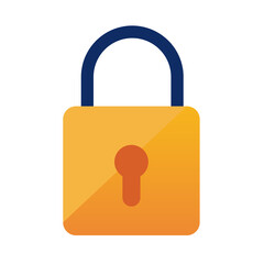 Security padlock icon