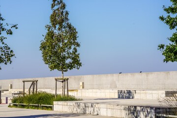 At the border of a river