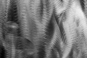 Close up view of metallic surface, abstract background. 