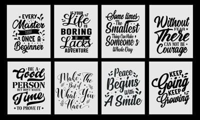Motivational T-Shirt Design Bundle