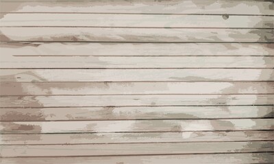 Obraz premium Light brown natural wood texture. The horizontal arrangement of the boards. Old shabby wood. Rectangular vector illustration. Use as a background, basis, basis for text, illustrations, advertising.